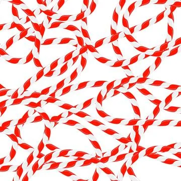 Vector Christmas candy cane lines isolated on white background. Xmas symbol.. 库存插图