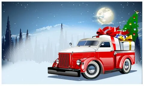 Vector Christmas Card Stock Illustration