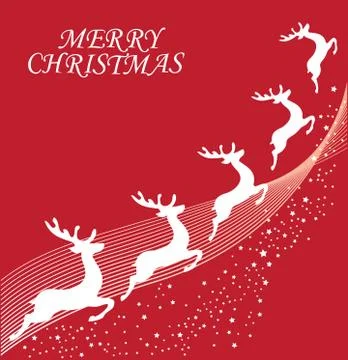 Vector Christmas Card Illustrazione stock