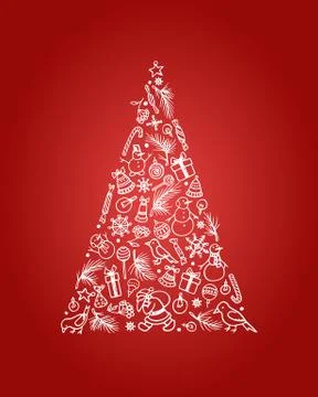 Vector Christmas card Stock Illustration