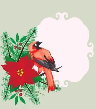 Vector Christmas Card Stock Illustration