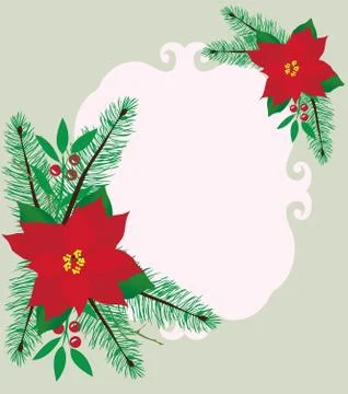 Vector Christmas Card Stock Illustration