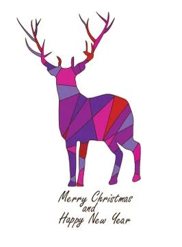 Vector Christmas Card Stock Illustration