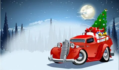 Vector Christmas Card Stock Illustration