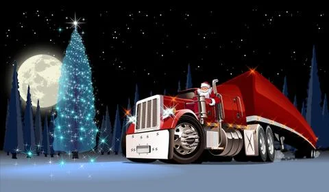 Vector Christmas Card Stock Illustration