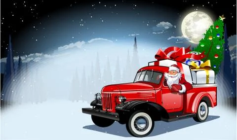 Vector Christmas Card Stock Illustration