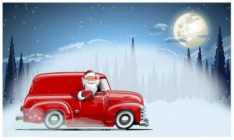 Vector Christmas Card Stock Illustration