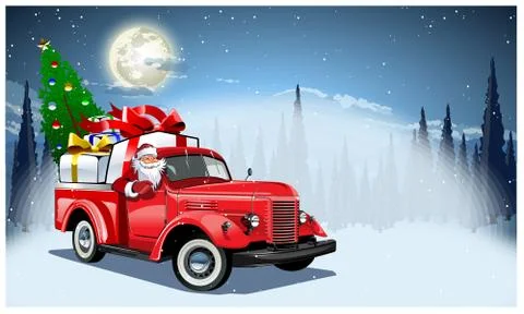 Vector Christmas Card Stock Illustration