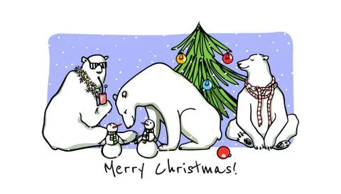 Vector Christmas card Stock Illustration