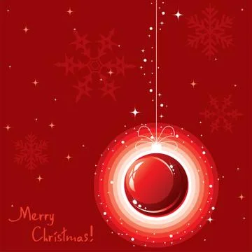 Vector christmas decoration Stock Illustration