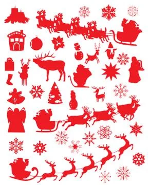 Vector Christmas Elements Stock Illustration