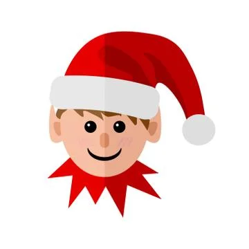 Vector Christmas Elf Stock Illustration