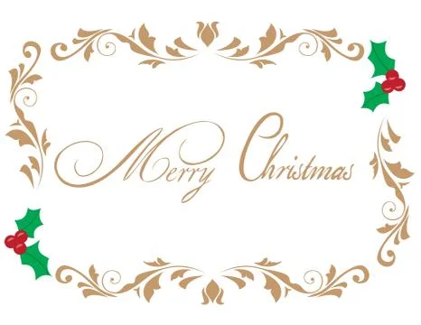 Vector Christmas Frame Stock Illustration