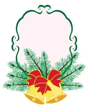 Vector Christmas Frame Stock Illustration