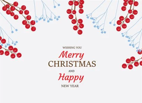 Vector Christmas Frame Stock Illustration