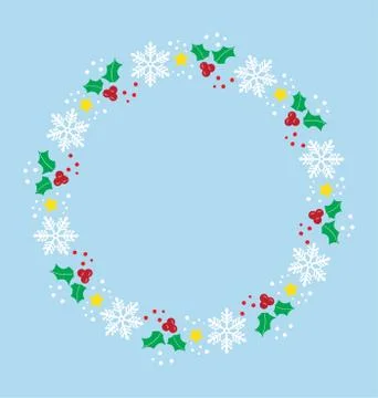 Vector Christmas Frame Stock Illustration