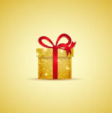 Vector Christmas gift Stock Illustration