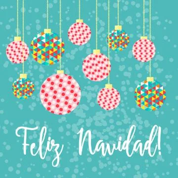 Vector Christmas greeting card Stock Illustration