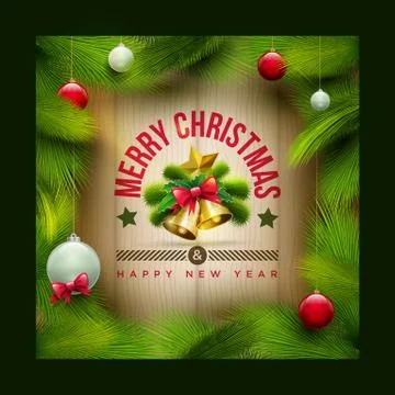 Vector Christmas Greetings Stock Illustration