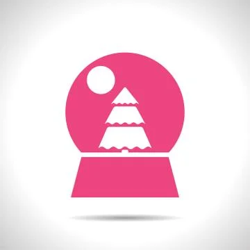 Vector christmas icon Stock Illustration