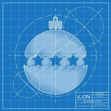 Vector christmas icon Stock Illustration