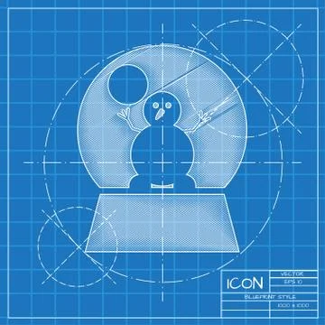 Vector christmas icon Stock Illustration