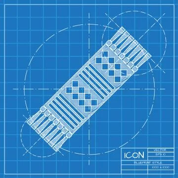 Vector christmas icon Stock Illustration