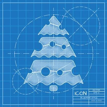 Vector christmas icon Stock Illustration