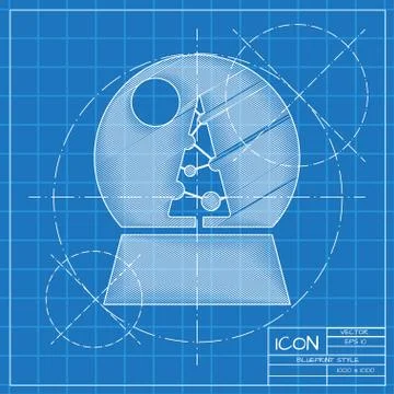 Vector christmas icon Stock Illustration