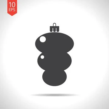 Vector christmas icon Stock Illustration