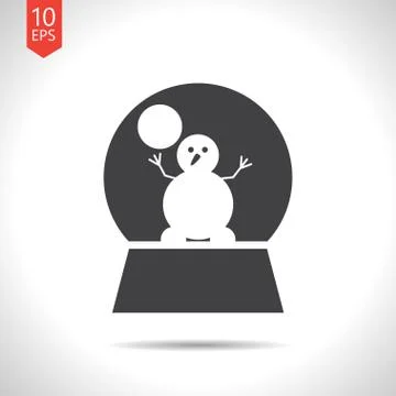 Vector christmas icon Stock Illustration