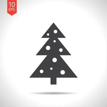 Vector christmas icon Stock Illustration