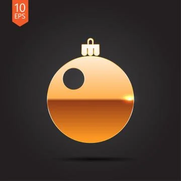 Vector christmas icon Stock Illustration