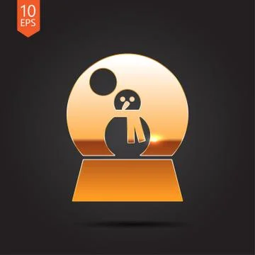 Vector christmas icon Stock Illustration