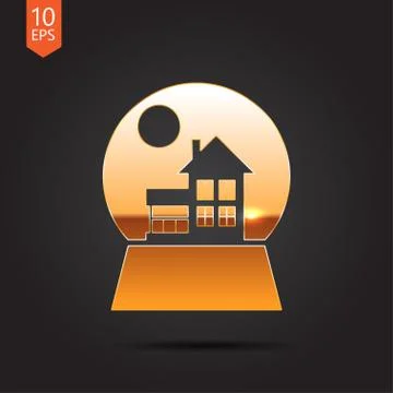 Vector christmas icon Stock Illustration