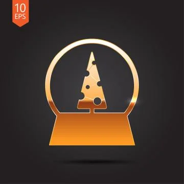 Vector christmas icon Stock Illustration