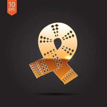 Vector christmas icon Stock Illustration