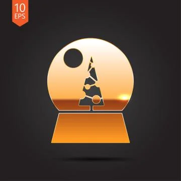 Vector christmas icon Stock Illustration