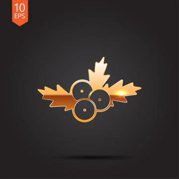 Vector christmas icon Stock Illustration