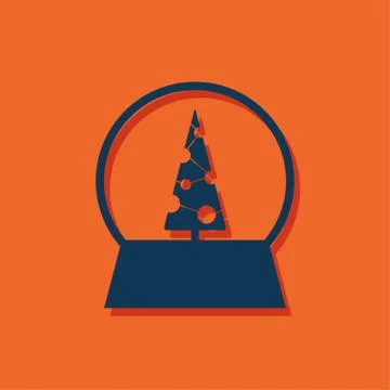 Vector christmas icon Stock Illustration