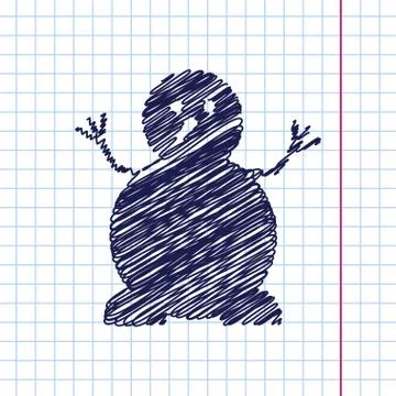 Vector christmas icon Stock Illustration