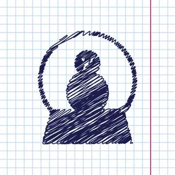 Vector christmas icon Stock Illustration