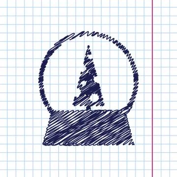 Vector christmas icon Stock Illustration