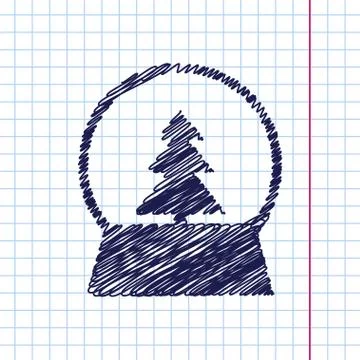 Vector christmas icon Stock Illustration