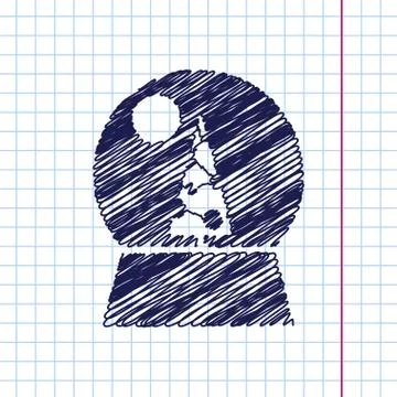 Vector christmas icon Stock Illustration