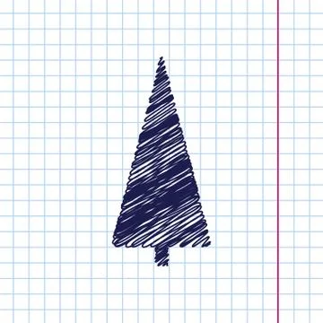 Vector christmas icon Stock Illustration