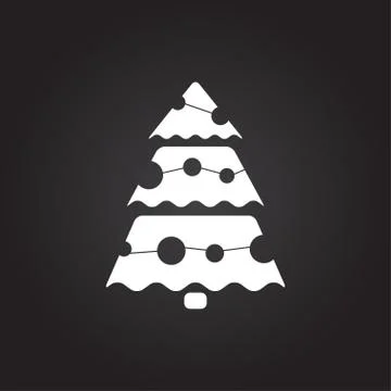 Vector christmas icon Stock Illustration