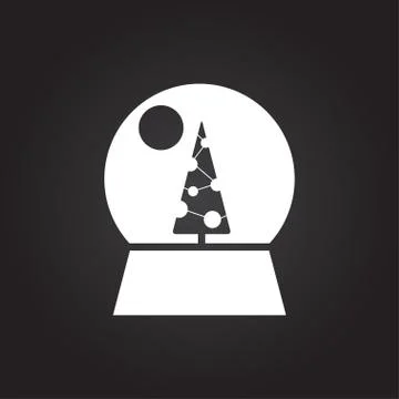 Vector christmas icon Stock Illustration