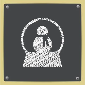 Vector christmas icon Stock Illustration