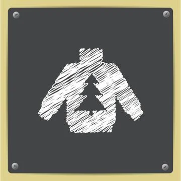 Vector christmas icon Stock Illustration